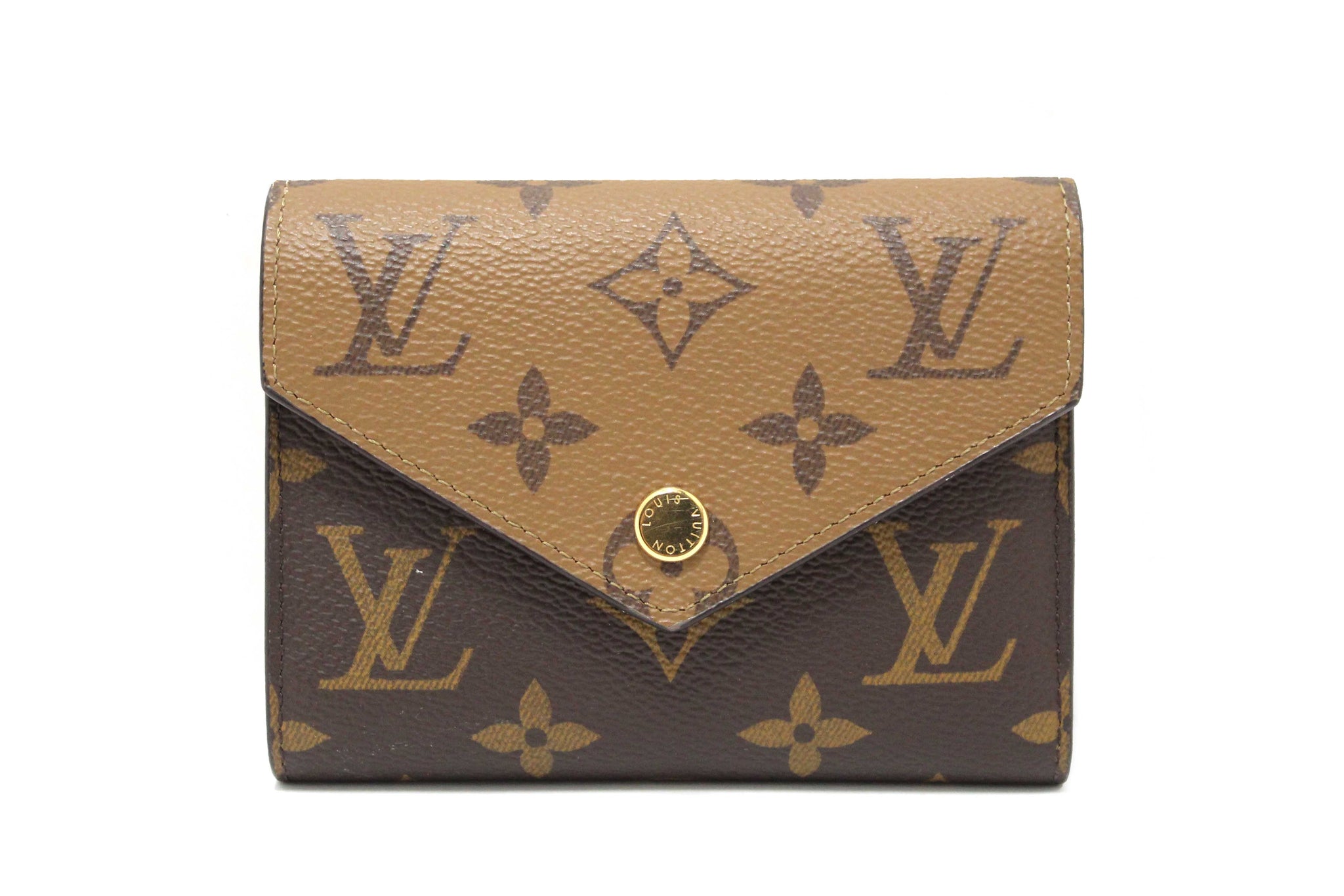 Louis Vuitton Classic Monogram and Monogram Reverse Canvas Victorine Wallet