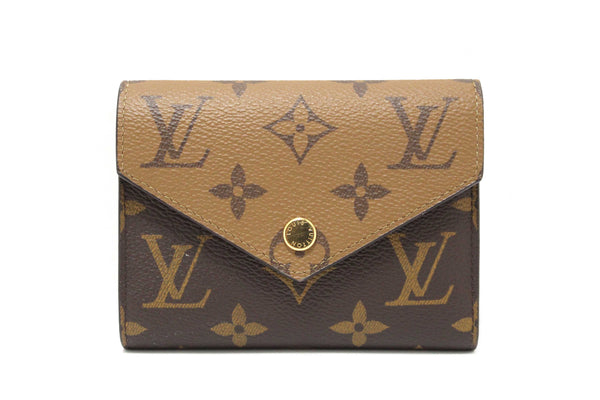 Louis Vuitton Classic Monogram and Monogram Reverse Canvas Victorine Wallet