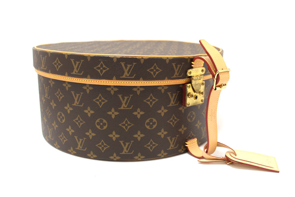 Authentic Louis Vuitton Classic Monogram Boite Chapeau 40 Hat Box Bag