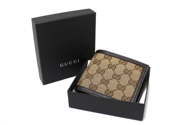 NEW  Gucci Brown GG Signature Men's Wallet