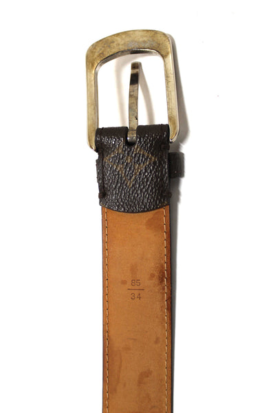 Louis Vuitton Classic Monogram Ellipse Belt 85