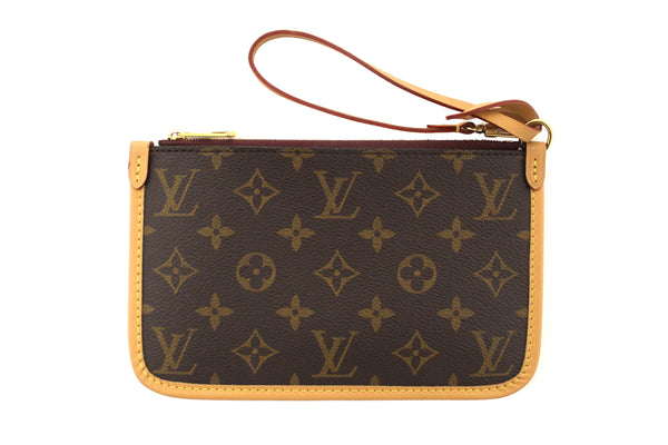 Louis Vuitton Classic Monogram Carryall PM Pochette Pouch