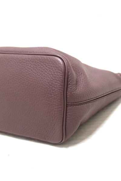 Bottega Veneta Purple Leather Small Hobo Shoulder Bag