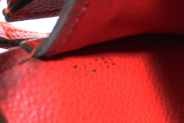 Louis Vuitton Red Empreinte Leather Saint-Germain Pochette With Chain