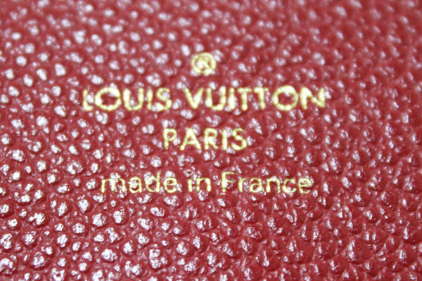 Louis Vuitton Red Empreinte Leather Saint-Germain Pochette With Chain