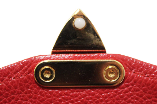 Louis Vuitton Red Empreinte Leather Saint-Germain Pochette With Chain