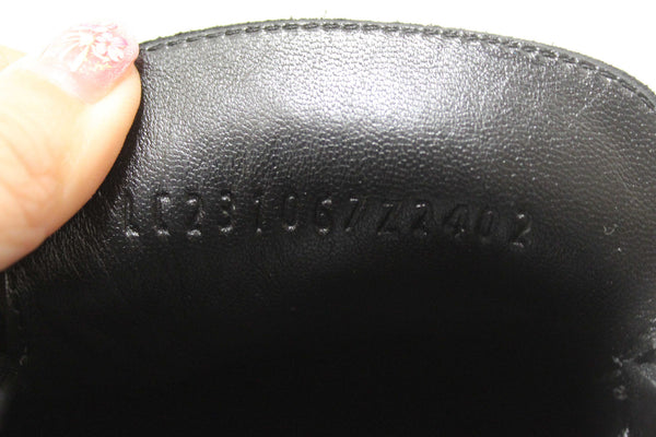 Hermes Black Calfskin Leather Destin Loafer Shoes Size 36.5