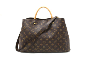 Louis Vuitton Classic Monogram Canvas Montaigne GM Handbag