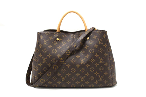 Louis Vuitton Classic Monogram Canvas Montaigne GM Handbag