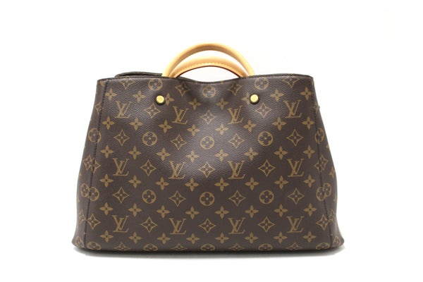 Louis Vuitton Classic Monogram Canvas Montaigne GM Handbag