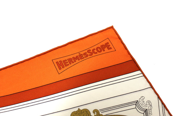 New Hermes Orange Mystere Au 24 Scarf 90cm