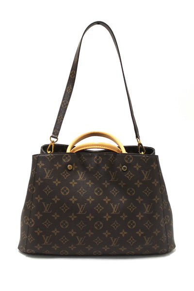 Louis Vuitton Classic Monogram Canvas Montaigne GM Handbag