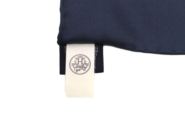 New Hermes Blue Jungle Love Forever Scarf 90cm