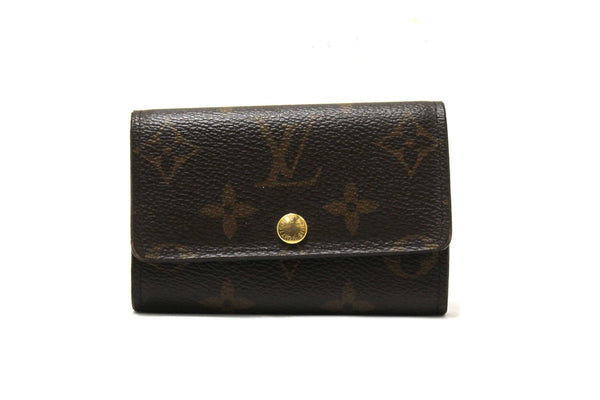 Louis Vuitton Classic Brown Monogram Canvas 6 Key Holder