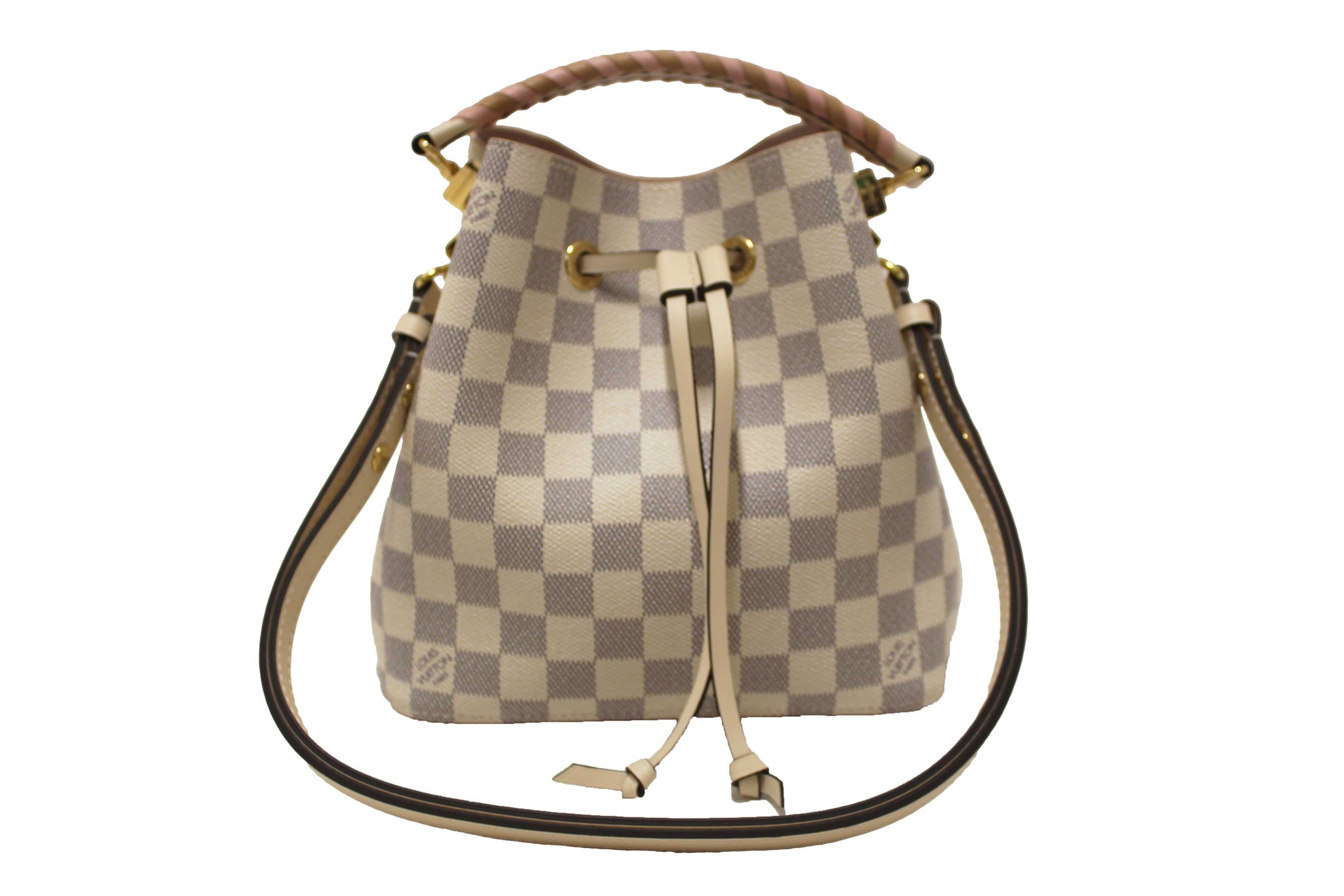 Louis Vuitton Damier Azur Canvas with Braided Handle NeoNoe BB Bag