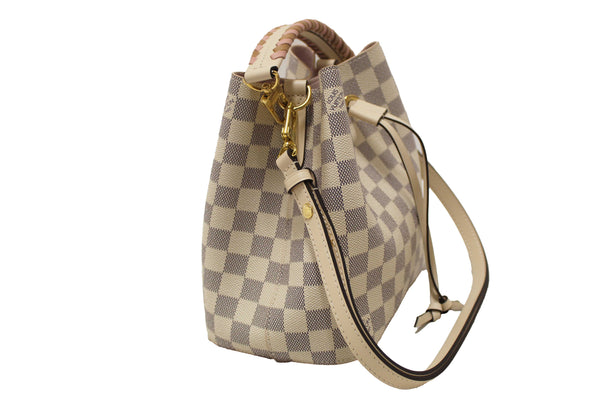 Louis Vuitton Damier Azur Canvas with Braided Handle NeoNoe BB Bag