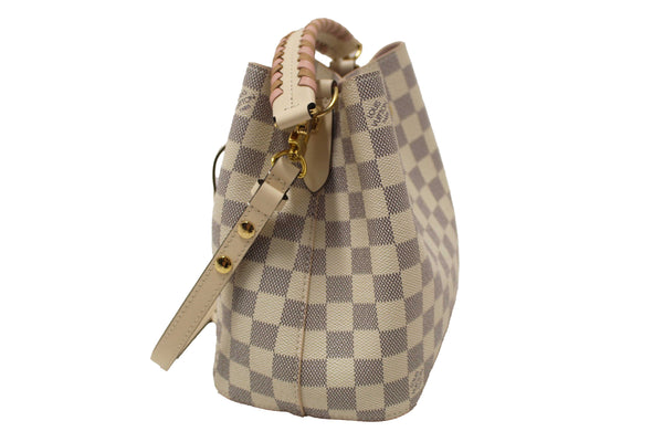 Louis Vuitton Damier Azur Canvas with Braided Handle NeoNoe BB Bag