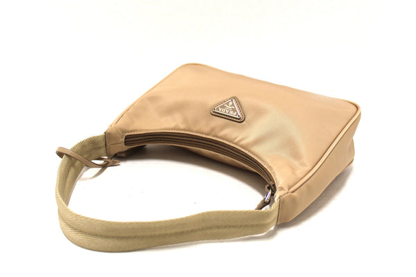 Prada Desert Beige Re-Nylon Re-Edition 2000 Mini Shoulder Bag