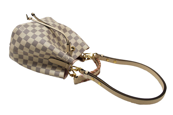 Louis Vuitton Damier Azur Canvas with Braided Handle NeoNoe BB Bag