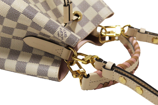 Louis Vuitton Damier Azur Canvas with Braided Handle NeoNoe BB Bag
