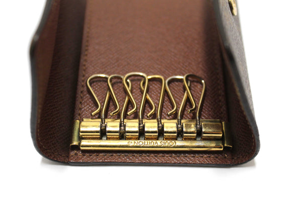 Louis Vuitton Classic Brown Monogram Canvas 6 Key Holder