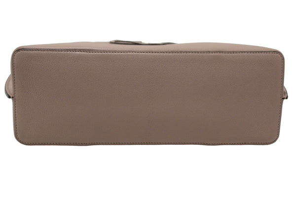 Valentino Garavani Neutral Calfskin Leather Vlogo Fillme MediumTote