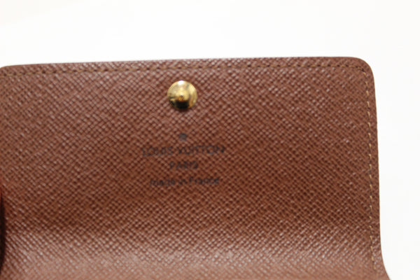 Louis Vuitton Classic Brown Monogram Canvas 6 Key Holder