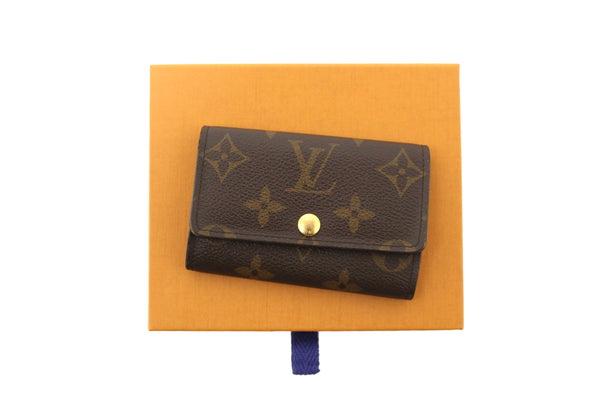 Louis Vuitton Classic Brown Monogram Canvas 6 Key Holder