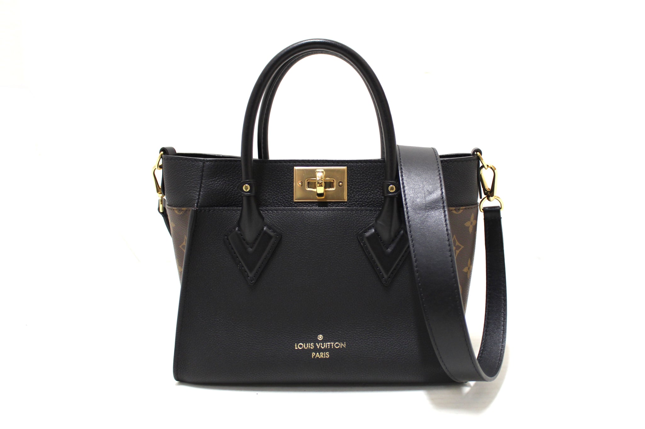 Louis Vuitton Monogram and Black On My Side PM Hand/Cros | Italystation.com - Shop Now at italystation.com