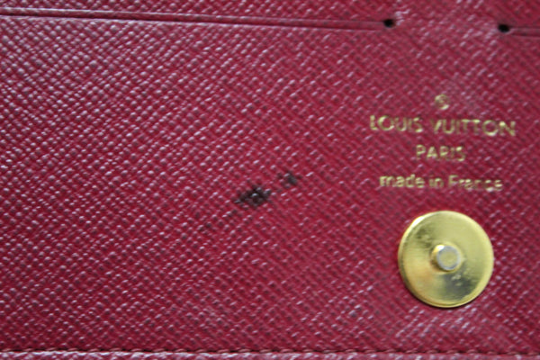 Louis Vuitton Classic Monogram Canvas with Fuchsia Leather Adele Wallet