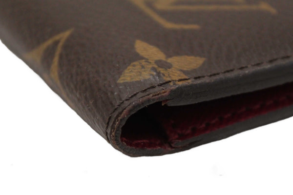 Louis Vuitton Classic Monogram Canvas with Fuchsia Leather Adele Wallet