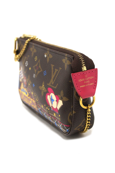 Louis Vuitton Limited Edition Monogram Animation Roller Coaster Mini Pochette Accessories Bag