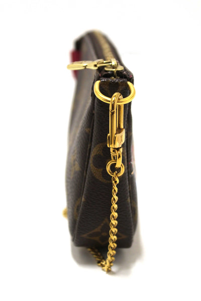 Louis Vuitton Limited Edition Monogram Animation Roller Coaster Mini Pochette Accessories Bag