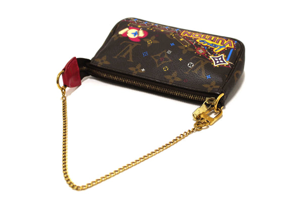 Louis Vuitton Limited Edition Monogram Animation Roller Coaster Mini Pochette Accessories Bag