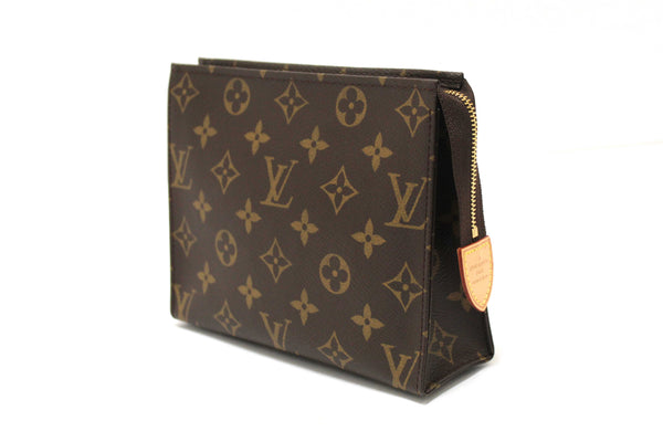Louis Vuitton Classic Monogram Toiletry Pouch 19 Cosmetic Bag