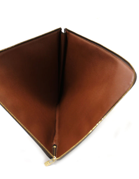 Louis Vuitton Classic Monogram Poche Folio Document Case