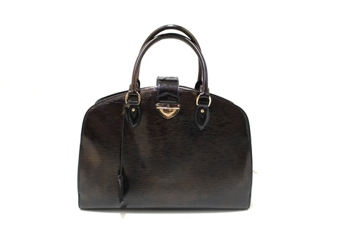 Louis Vuitton Black Electric Epi Leather Pont-Neuf GM Ha | Italystation.com - Shop Now at italystation.com