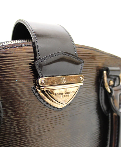 Louis Vuitton Black Electric Epi Leather Pont-Neuf GM Handbag