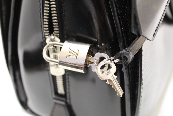 Louis Vuitton Black Electric Epi Leather Pont-Neuf GM Handbag