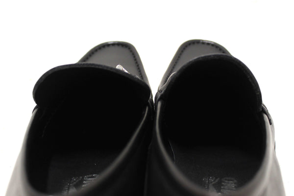 Salvatore Ferragamo Men's Black Leather Teblado Loafer Dress Shoes size 8