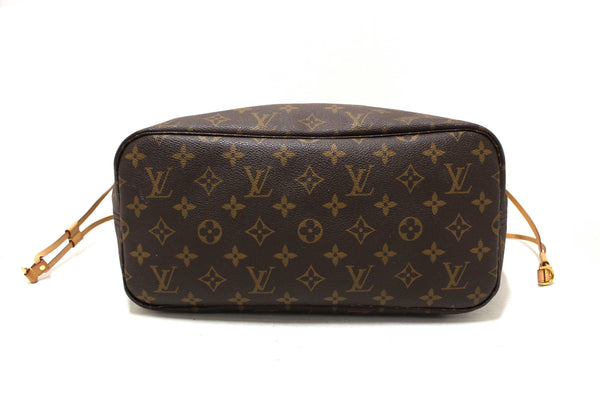 Louis Vuitton Classic Monogram Neverfull MM Tote Shoulder Bag