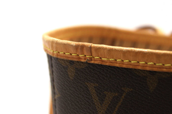 Louis Vuitton Classic Monogram Neverfull MM Tote Shoulder Bag