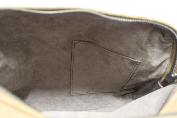 Bottega Veneta Brown Woven Lambskin Leather Medium Loop Camera Bag