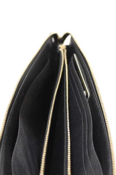 Chanel Black Lambskin Quilted Small Boy Zipped Pouch