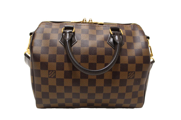 Louis Vuitton Damier Ebene Speedy 25 Bandouliere Bag
