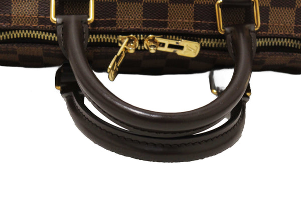 Louis Vuitton Damier Ebene Speedy 25 Bandouliere Bag