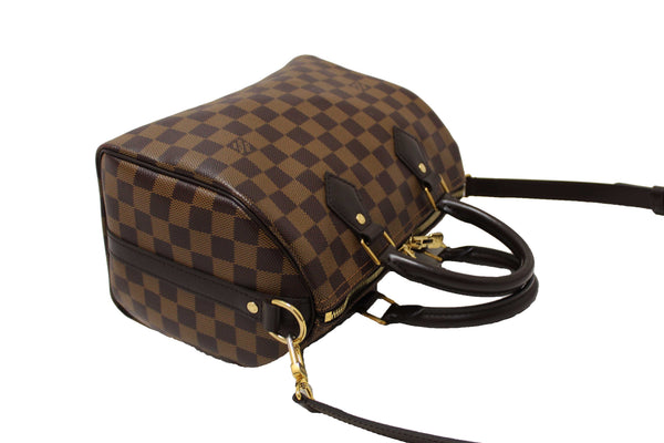 Louis Vuitton Damier Ebene Speedy 25 Bandouliere Bag