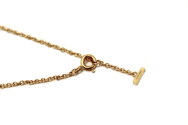 Tiffany & Co 18K Yellow Gold with Diamonds Tiffany T Smile Bracelet