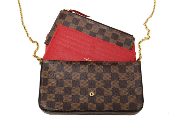 Louis Vuitton Damier Ebene Canvas Felicie Pochette Bag