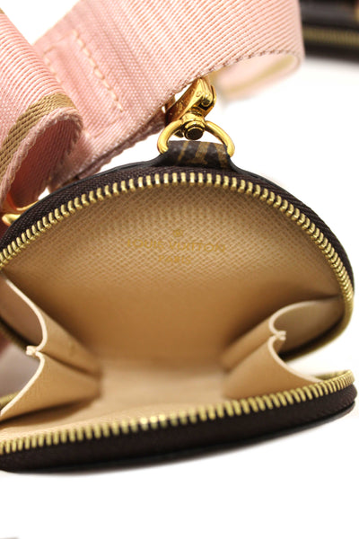 Louis Vuitton Classic Monogram Khaki PInk Strap Multi-Pochette Accessoires Bag